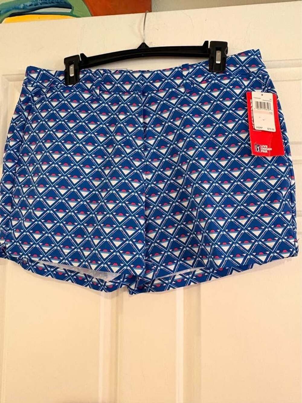 pga new with tags ladies gold shorts